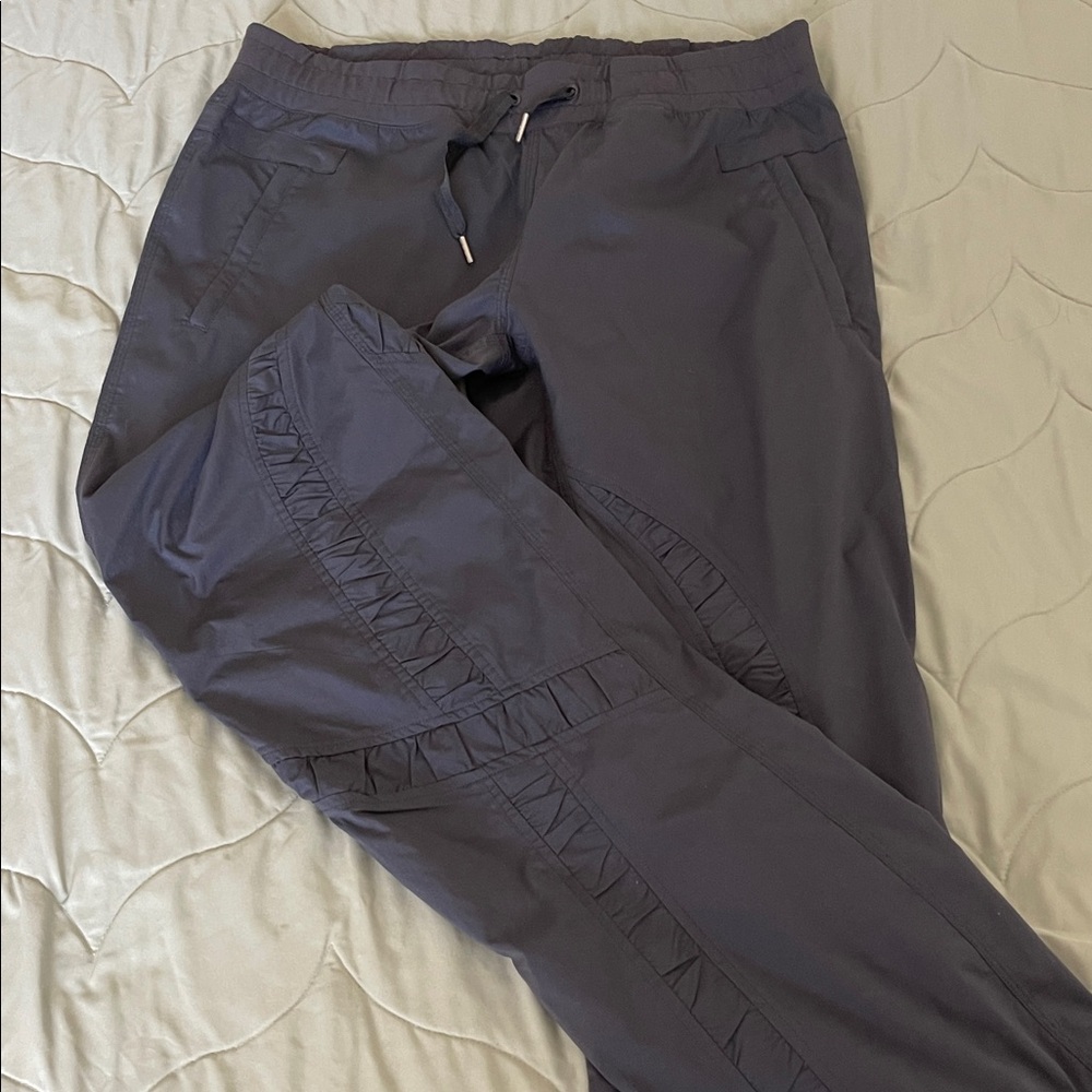 Lululemon Dance Studio High-Rise Flared Pant Solar Gray Ruche Leg